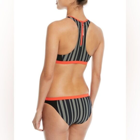 PE Nation
Back Paddle Cross-Back Striped Two-Piece Bikini NWT - Picture 2 of 9